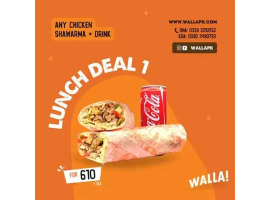 Walla Lunch Deal 1 For Rs.610/- +taximage-489